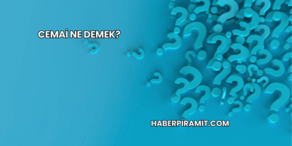 Cemai Ne Demek?