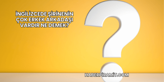 İngilizcede Şirinenin Çok Erkek Arkadaşı Vardır Ne Demek?